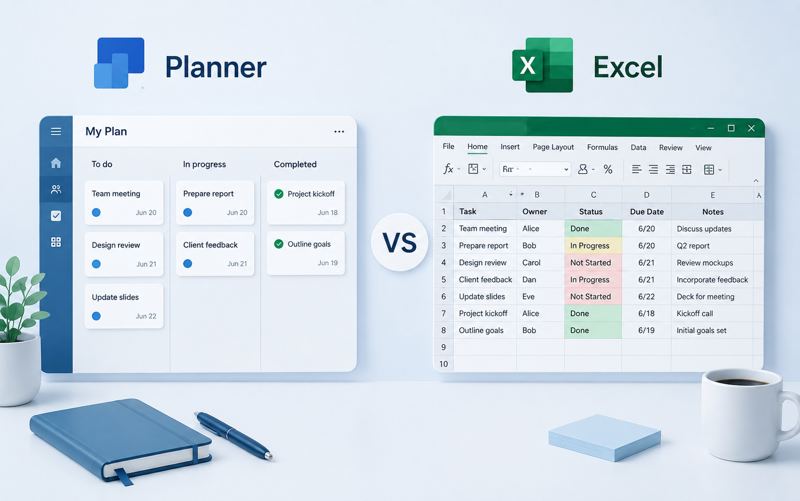 Planer vs Excel – šta izabrati?